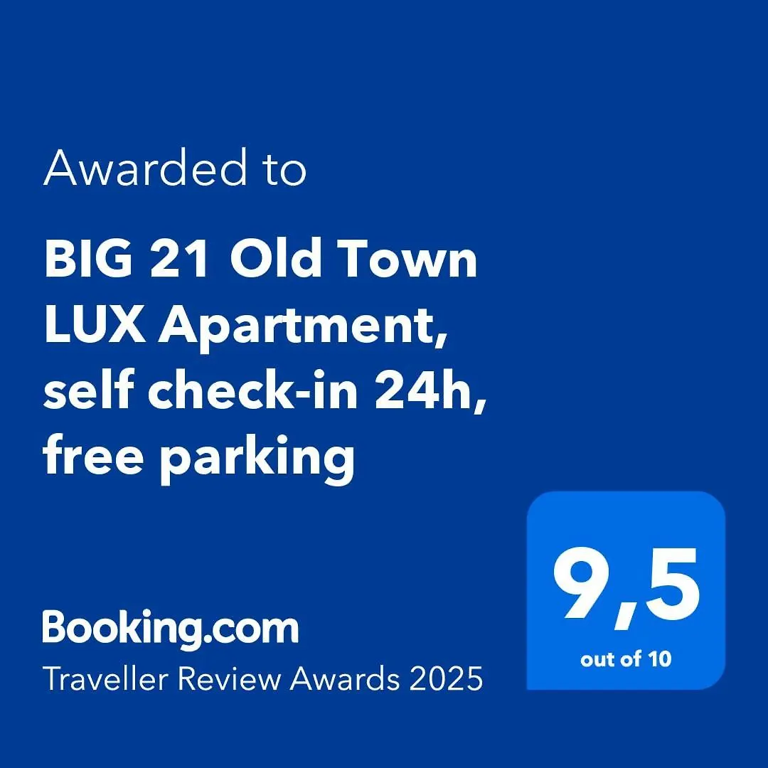 Big 21 Old Town Lux Apartment, Self Check-In 24H, Free Parking Poznań 0*,  Polska